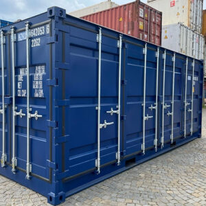 Neuer 20-Fuß-Transportcontainer mit offener Seite