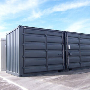 15′-Lagercontainer mit offener Seite