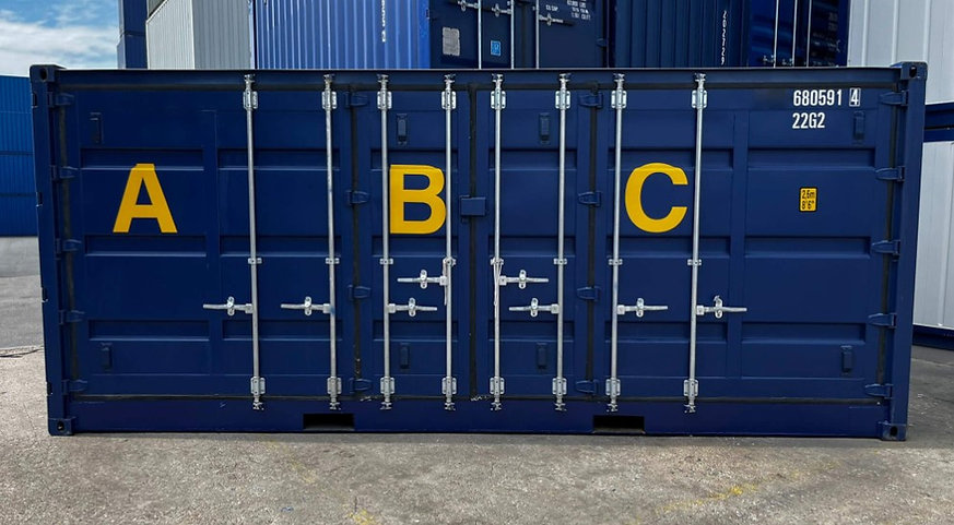 20-Fuß-Seecontainer „Open Side“ mit Auffangwanne – Bild 8