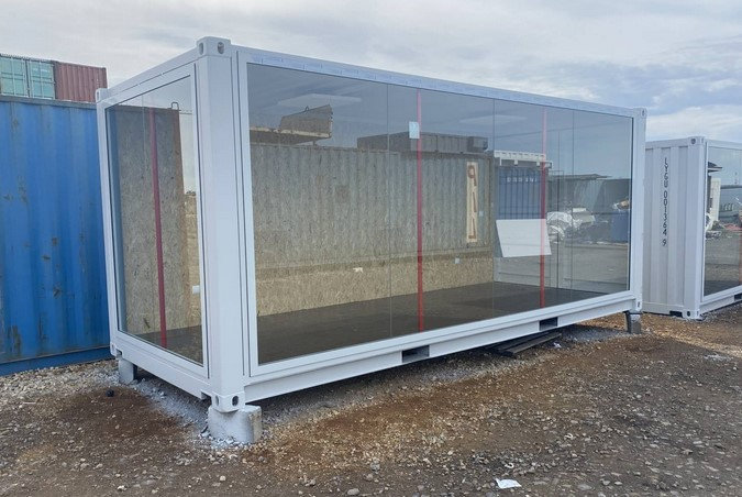 Verglaster Ausstellungscontainer – Bild 5