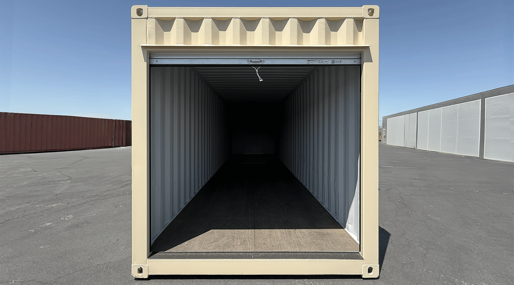 30-Fuß-Lagercontainer (generalüberholt) mit Rolltor – Bild 8