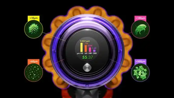 Dyson V15 Detect Fluffy (Blau/Nickel) – Bild 4