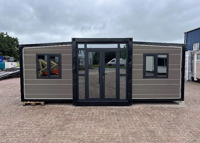 Tiny House XXL / Luxus-Faltchalet – 40 Fuß / 12 Meter