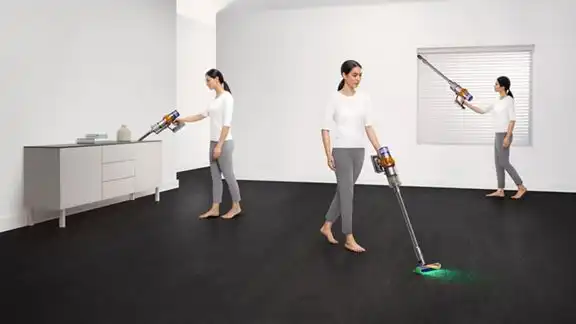 Dyson V15 Detect Fluffy (Blau/Nickel) – Bild 3